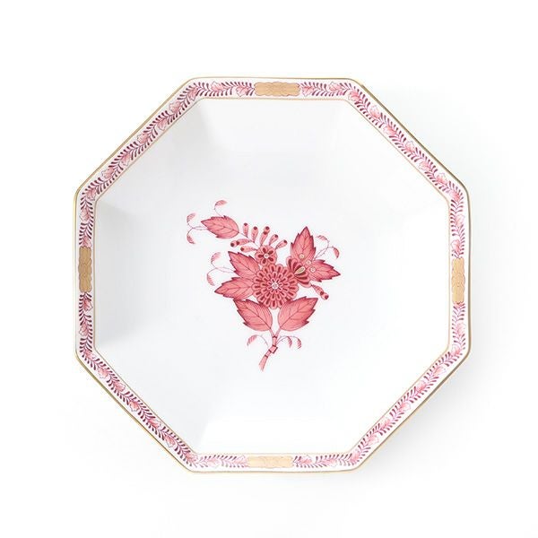 ヘレンド アポニーモーヴ 04304-1-00 小皿（オクタゴナル） 13.5cm