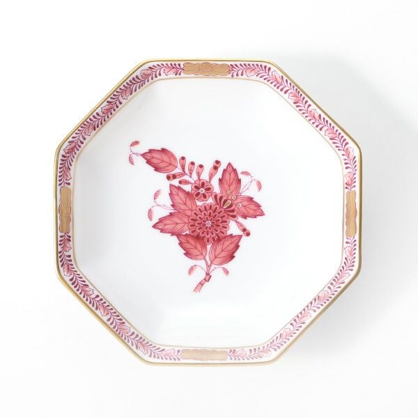 ヘレンド (HEREND) アポニーモーヴ 04307-1-00 小皿（オクタゴナル） 11cm