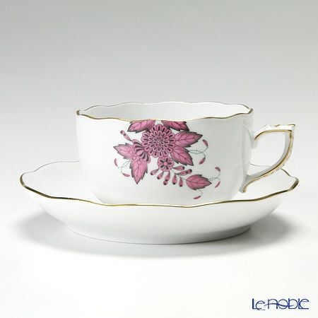 ヘレンド (HEREND) クロチルド ピンク 20724-0-00 ティーカップ＆ソーサー 200ml