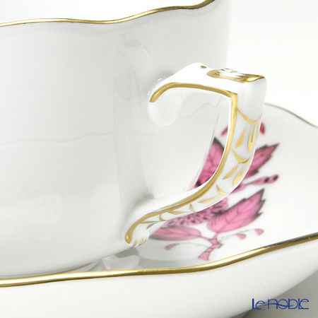 ヘレンド (HEREND) クロチルド ピンク 20724-0-00 ティーカップ＆ソーサー 200ml