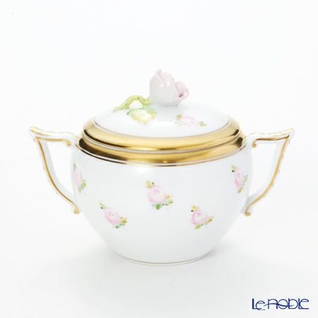 ヘレンド (HEREND) 朝露の小薔薇 PTRA 20472-0-09 シュガーポット（ローズ） 200ml