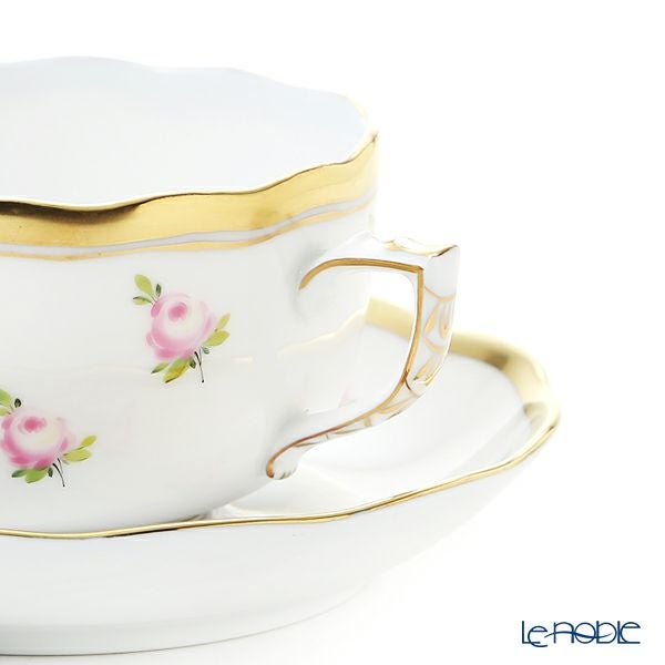 ヘレンド (HEREND) 朝露の小薔薇 PTRA 20724-0-00 ティーカップ＆ソーサー 200ml