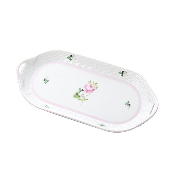 ヘレンド ウィーンのバラピンク VRH-X4 00437-0-00 サービストレイ 23cm