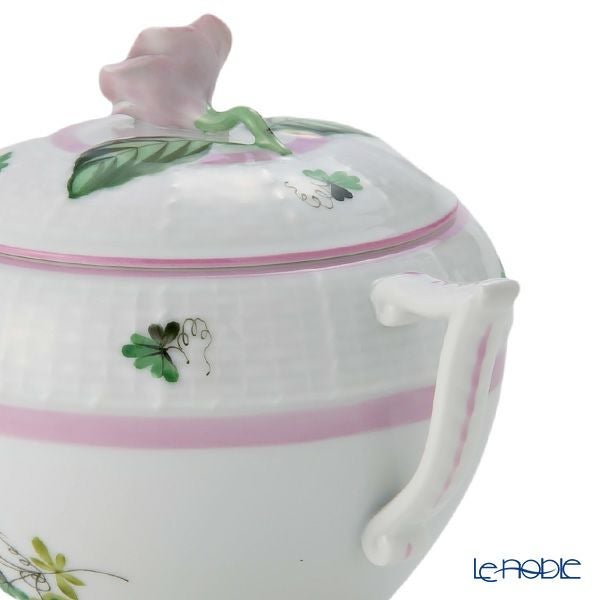 ヘレンド ウィーンのバラ ピンク 00472-0-09 シュガーポット ローズ 200ml