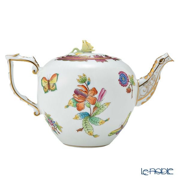 ヘレンド ヴィクトリアブーケ VBO-Y4 ピンク 00606-0-09 ティーポット ローズ 800ml