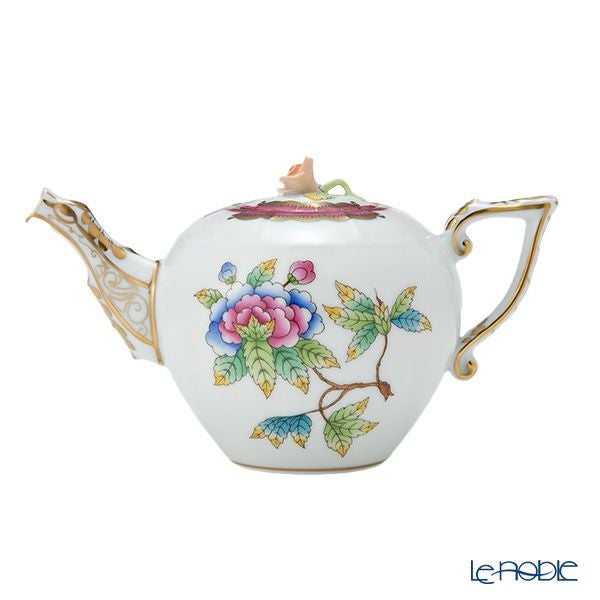 ヘレンド (HEREND) ヴィクトリアブーケ VBO-Y4 ピンク 00608-0-09 ティーポット ローズ 400ml