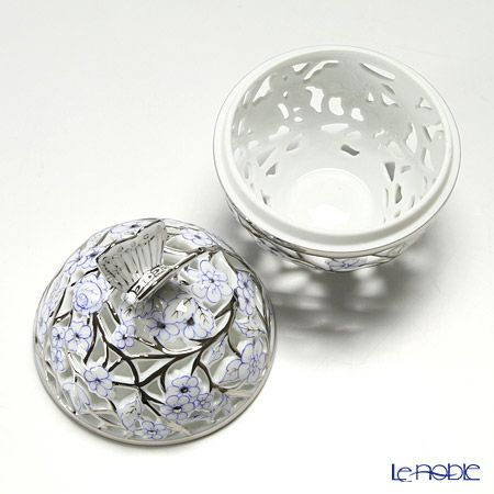 ヘレンド (HEREND) ファンタジー CPTB 06214-0-17 透かしボンボン ブルー（チョウ）