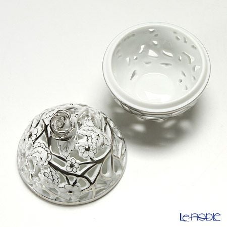 ヘレンド (HEREND) ファンタジー CPT 06215-0-09 透かしボンボン プラチナ（ローズ）