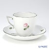ヘレンド ウィーンのバラ プラチナ 00706-0-00 コーヒーカップ＆ソーサー 160ml
