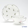 ヘレンド ウィーンのバラ プラチナ 00730-0-00 ティーカップ＆ソーサー（兼用） 200ml