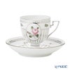 ヘレンド ウィーンのバラ プラチナ VGR-PT アンピールカップ＆ソーサー 04467-0-00