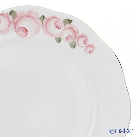 ヘレンド ウィーンのバラ プラチナ 20156-0-00 プレート 33cm