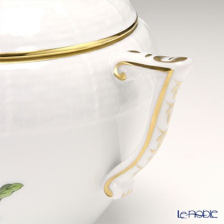 ヘレンド フォレ FORET 00471-0-05 シュガーポット（ローズ） 220ml