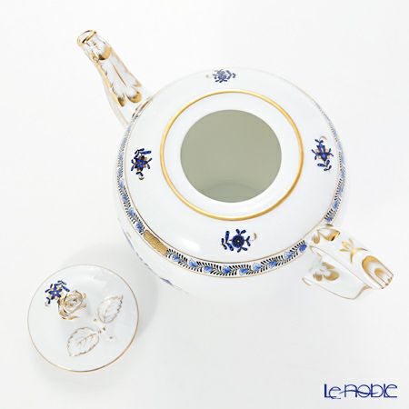 ヘレンド アポニーロイヤルブルー 00606-0-09 ティーポット ローズ 800ml