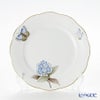 ヘレンド ヴィクトリア・グランデ VICTMC9 20517-0-00 プレート 19cm ブルー（アジサイ）