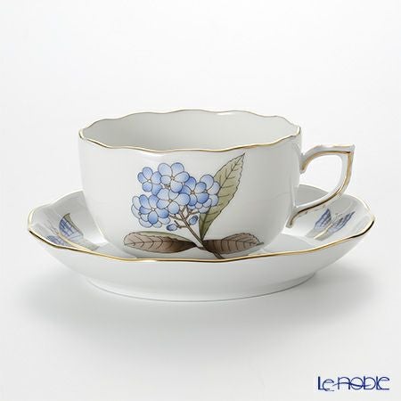 ヘレンド ヴィクトリア・グランデ VICTMC9 20724-0-00 ティーカップ＆ソーサー 200ml ブルー（アジサイ）