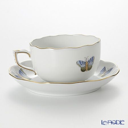 ヘレンド ヴィクトリア・グランデ VICTMC9 20724-0-00 ティーカップ＆ソーサー 200ml ブルー（アジサイ）