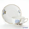 ヘレンド ヴィクトリア・グランデ VICTMC9 20724-0-00 ティーカップ＆ソーサー 200ml ブルー（アジサイ）
