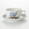 ヘレンド ヴィクトリア・グランデ VICTMC9 20724-0-00 ティーカップ＆ソーサー 200ml ブルー（アジサイ）