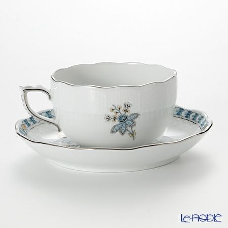 ヘレンド ペイズリー ターコイズ プラチナ BUTTQ-PT 00724-0-00 ティーカップ＆ソーサー 200ml