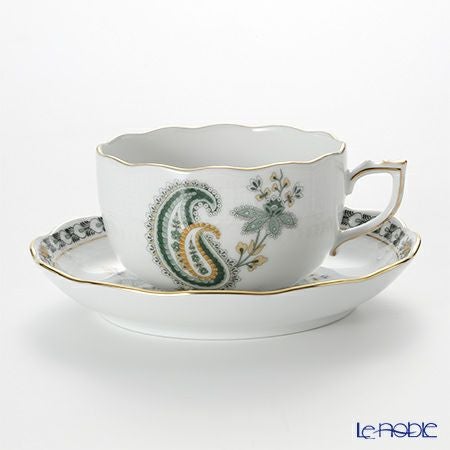 ヘレンド ペイズリー グリーン BUTV 00724-0-00 ティーカップ＆ソーサー 200ml