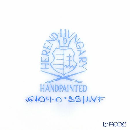 ヘレンド ヴィクトリア・花と蝶 LVF 06104-0-39 オクタゴナルボックス（カエル）