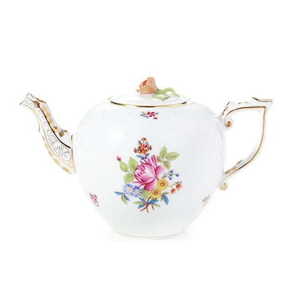 ヘレンド ブーケコルネリア HBC 00606-0-09 ティーポット ローズ 800ml