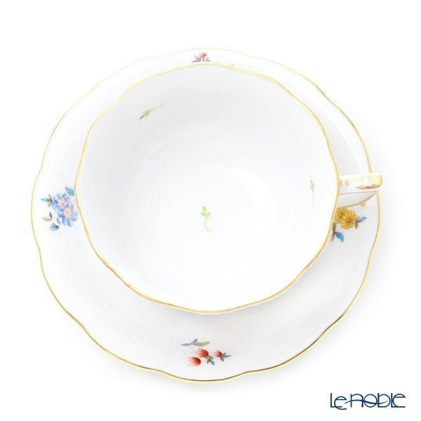 ヘレンド ブーケコルネリア HBC ティーカップ＆ソーサー ロウ 00734-0-00