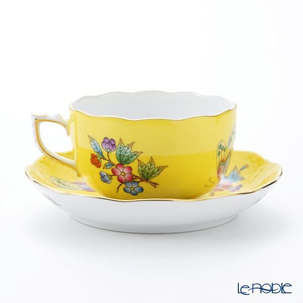ヘレンド 黄のヴィクトリア VE-FJ 00724-0-00 ティーカップ＆ソーサー 200ml