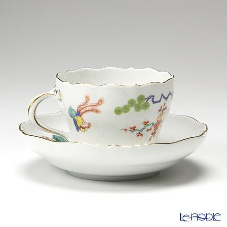 マイセン（Meissen） インドのキジ 454110／00582 コーヒーカップ＆ソーサー 200ml