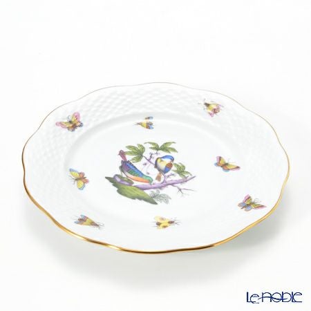 ヘレンド ロスチャイルドバード 多彩色 ROM-2 00517-0-00 プレート 19cm