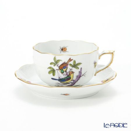 ヘレンド ロスチャイルドバード 多彩色 ROM-4 00724-0-00／724 ティーカップ＆ソーサー 200ml