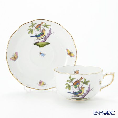 ヘレンド ロスチャイルドバード 多彩色 ROM-4 00724-0-00／724 ティーカップ＆ソーサー 200ml