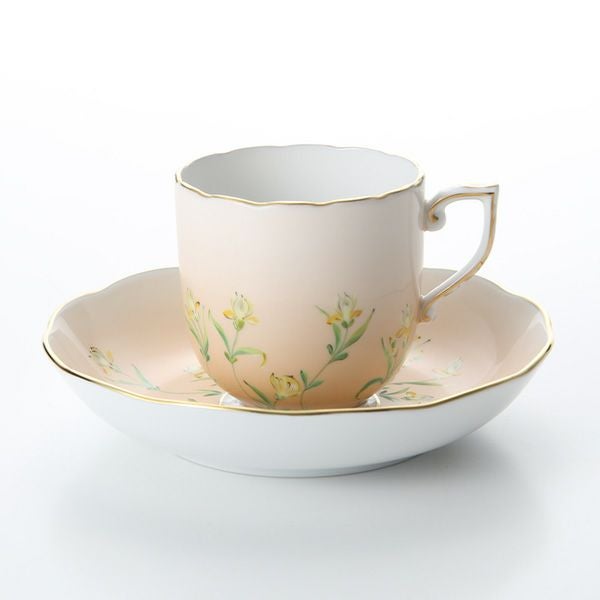 ヘレンド アイリスオレンジ IRIS-H 20707-0-00 モカカップ＆ソーサー 150ml