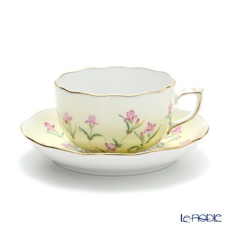 ヘレンド (HEREND) アイリス イエロー IRIS-J 20724-0-00 ティーカップ＆ソーサー 200ml