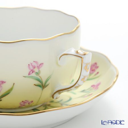 ヘレンド (HEREND) アイリス イエロー IRIS-J 20724-0-00 ティーカップ＆ソーサー 200ml