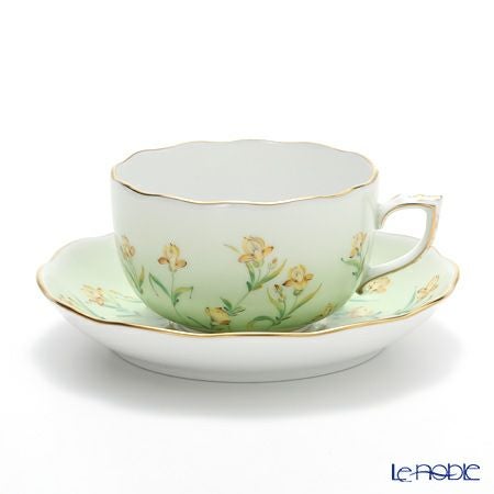 ヘレンド アイリス グリーン IRIS-V 20724-0-00 ティーカップ＆ソーサー 200ml