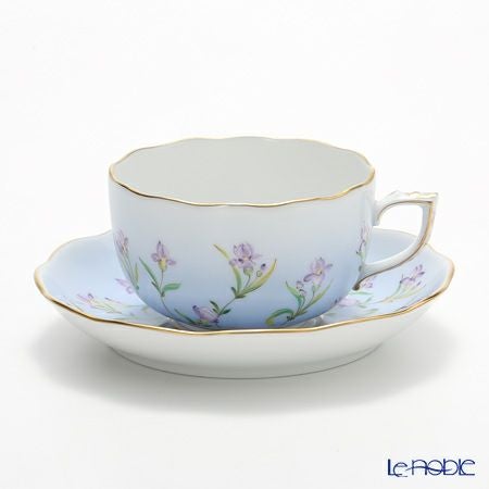 ヘレンド アイリス ブルー IRIS-B 20724-0-00 ティーカップ＆ソーサー 200ml
