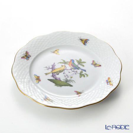 ヘレンド ロスチャイルドバード 多彩色 ROM-6 00517-0-00 プレート 19cm
