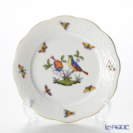 ヘレンド ロスチャイルドバード 多彩色 ROM-7 00517-0-00 プレート 19cm