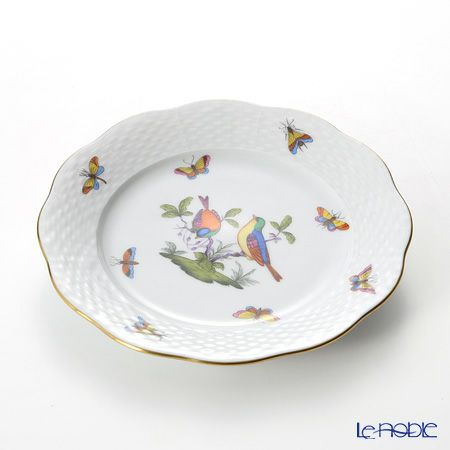 ヘレンド ロスチャイルドバード 多彩色 ROM-7 00517-0-00 プレート 19cm
