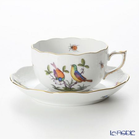 ヘレンド ロスチャイルドバード 多彩色 ROM-7 00724-0-00／724 ティーカップ＆ソーサー 200ml