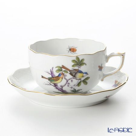 ヘレンド ロスチャイルドバード 多彩色 ROM-11 00724-0-00／724 ティーカップ＆ソーサー 200ml