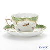 ヘレンド ロスチャイルドバード グリーンスケール ROEV-4 00730-0-00 ティーカップ＆ソーサー（兼用） 200ml