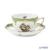 ヘレンド ロスチャイルドバード グリーンスケール ROEV-2 ティーカップ＆ソーサー 200ml 00724-0-00