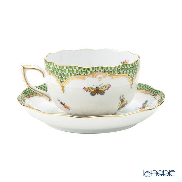 ヘレンド ロスチャイルドバード グリーンスケール ROEV-2 ティーカップ＆ソーサー 200ml 00724-0-00