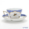 ヘレンド ロスチャイルドバード ブルースケール ROEB-4 00730-0-00 ティーカップ＆ソーサー（兼用） 200ml