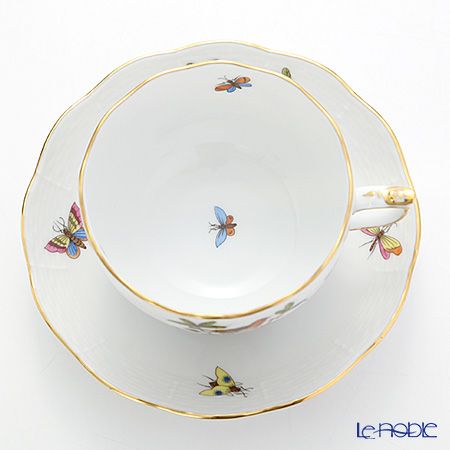 ヘレンド (HEREND) ロスチャイルドバード RO-3 00724-0-00 ティーカップ＆ソーサー 200ml