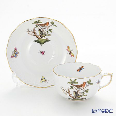 ヘレンド (HEREND) ロスチャイルドバード RO-3 00724-0-00 ティーカップ＆ソーサー 200ml