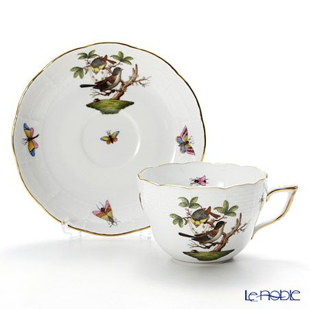 ヘレンド ロスチャイルドバード RO-1 00730-0-00 ティーカップ＆ソーサー（兼用） 200ml